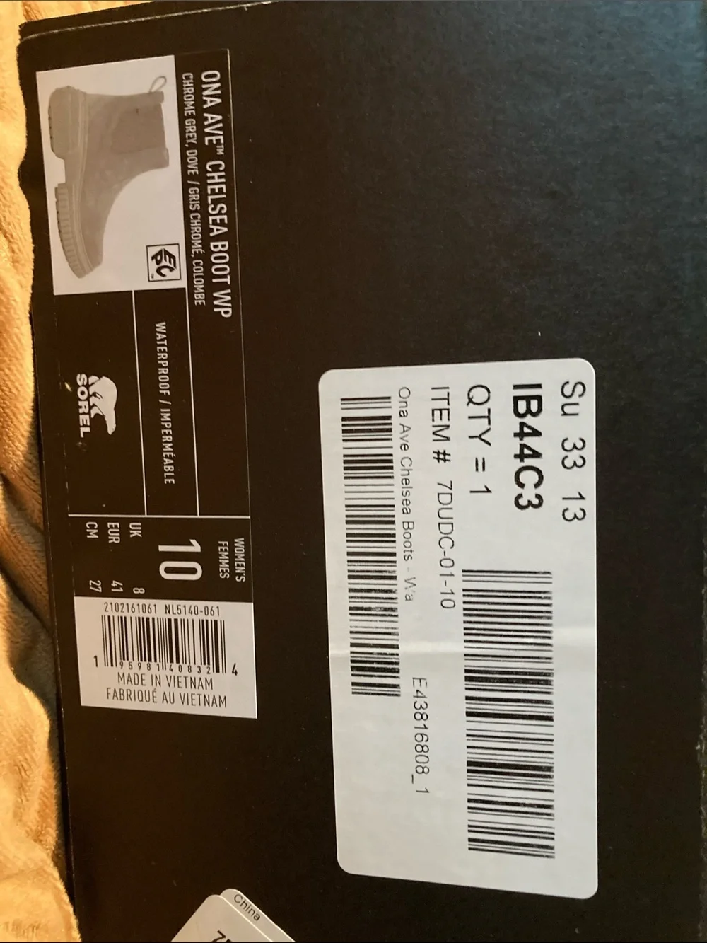 Sorel waterproof suede